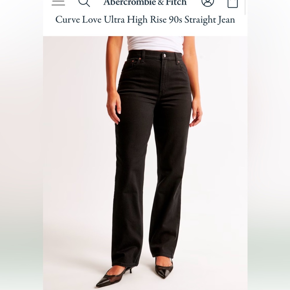Curve Love Ultra High Rise 90s Straight Jean in LONG